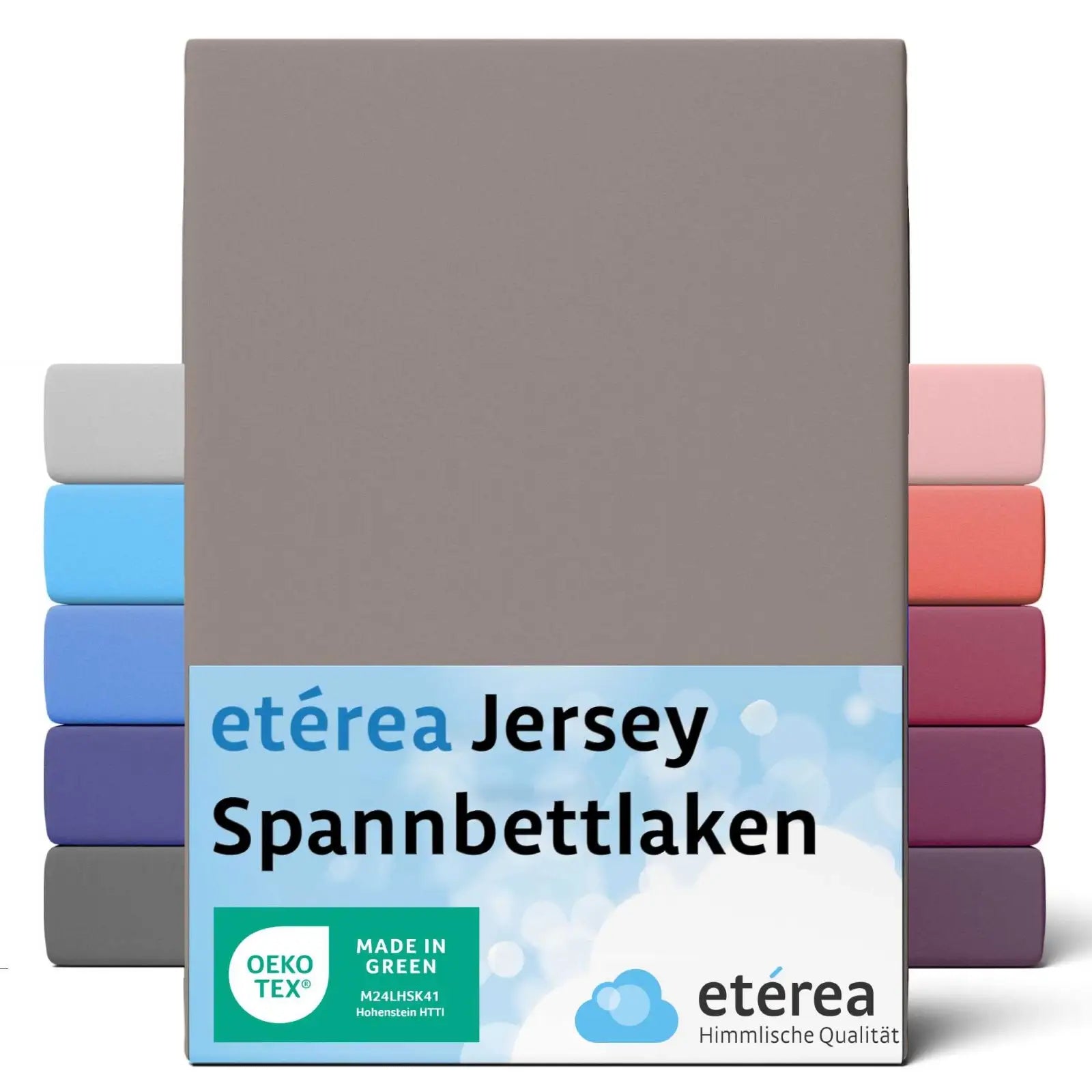 etérea Comfort Jersey Spannbettlaken 80x160 - 80x180 cm