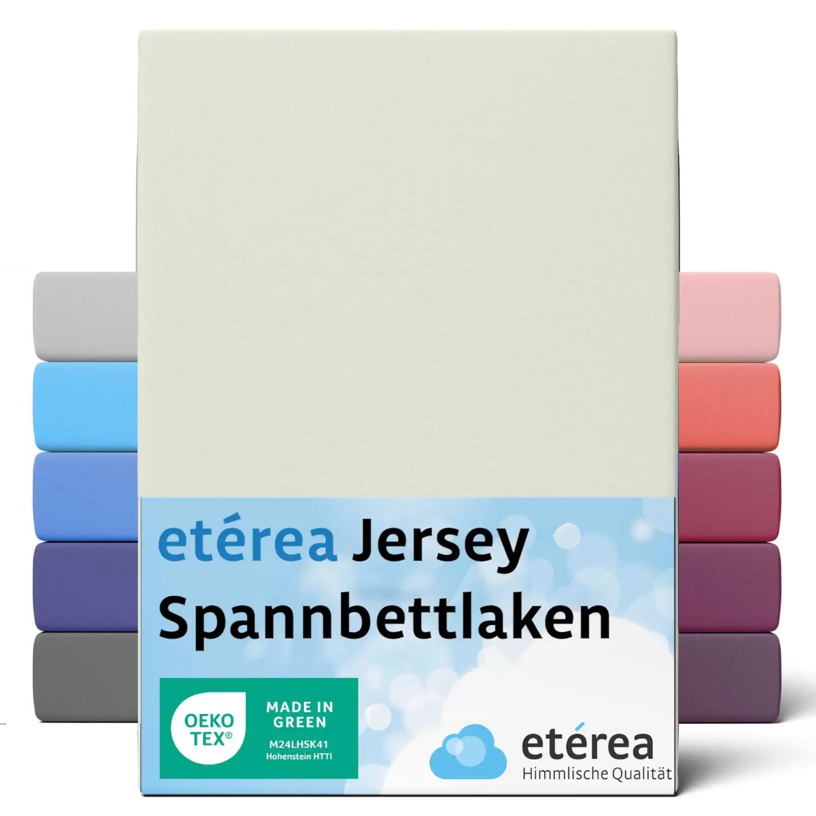 etérea Comfort Jersey Spannbettlaken 80x160 - 80x180 cm