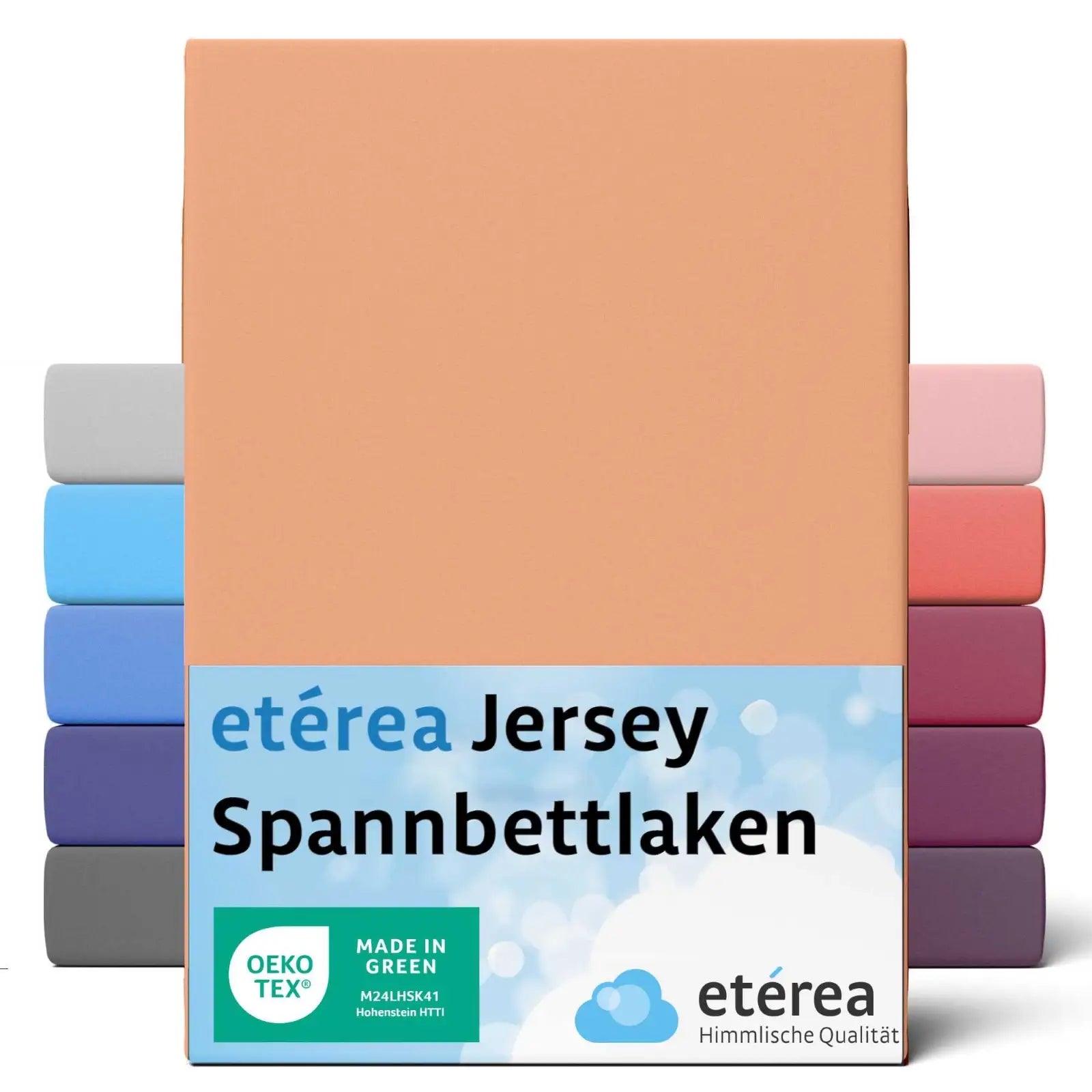 etérea Comfort Jersey Spannbettlaken 80x160 - 80x180 cm