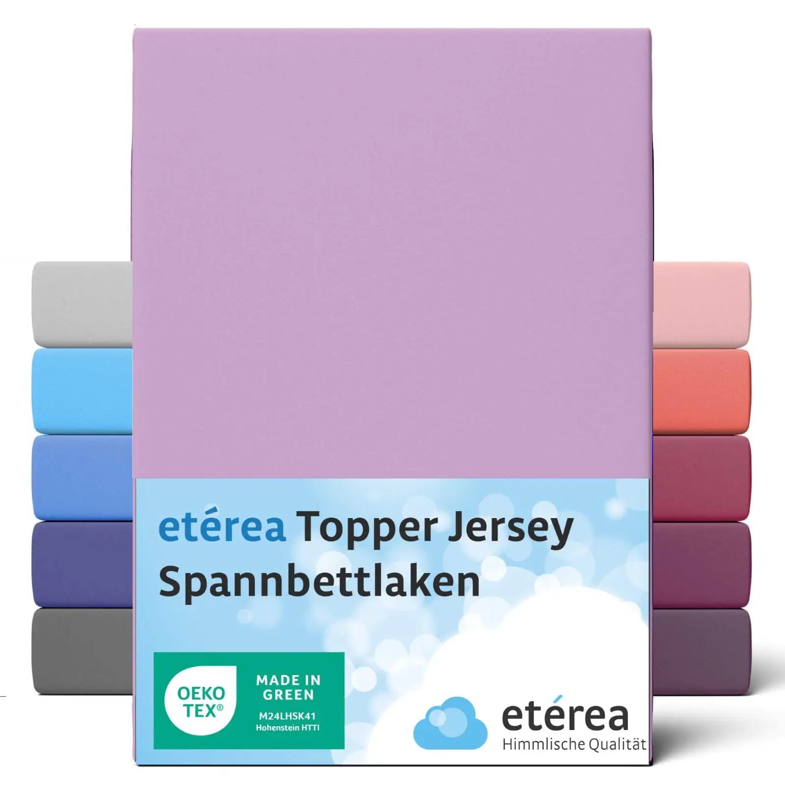 etérea Comfort Jersey Topper Spannbettlaken - 90x200 - 200x200 cm