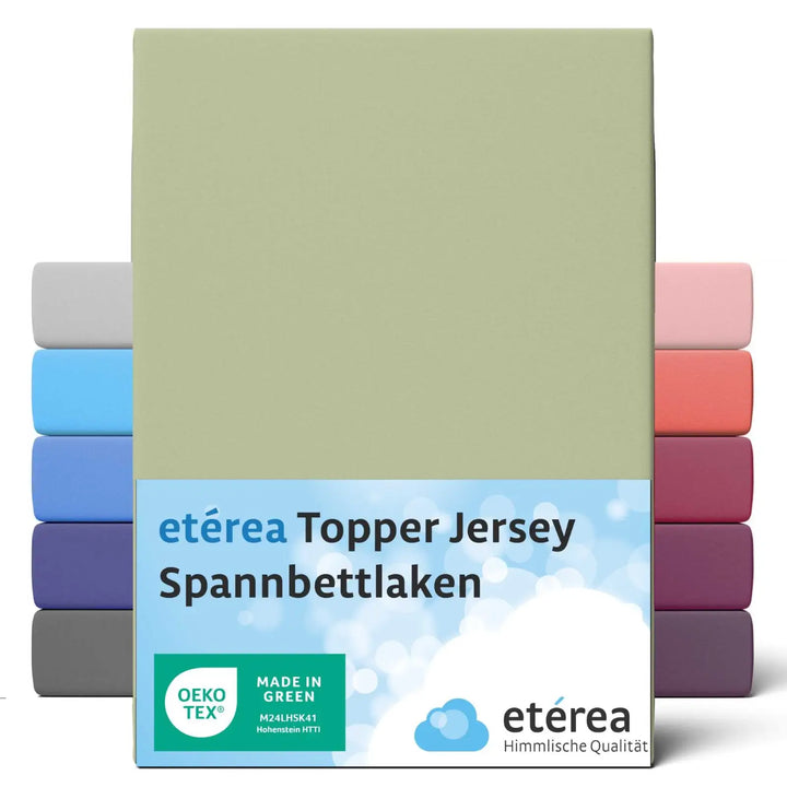 etérea Comfort Jersey Topper Spannbettlaken - 200x220 cm