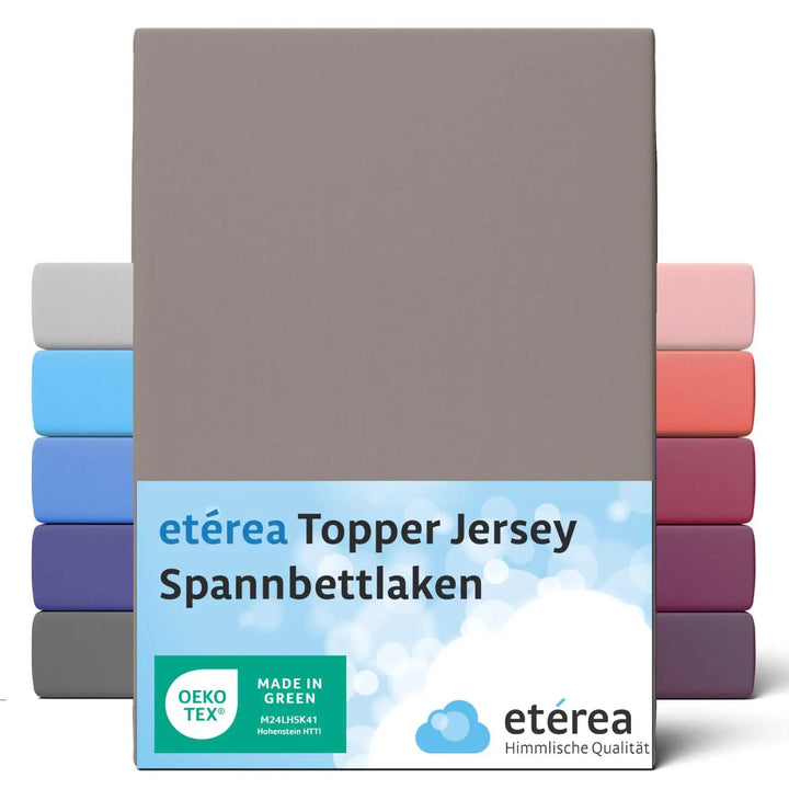 etérea Comfort Jersey Topper Spannbettlaken - 200x220 cm
