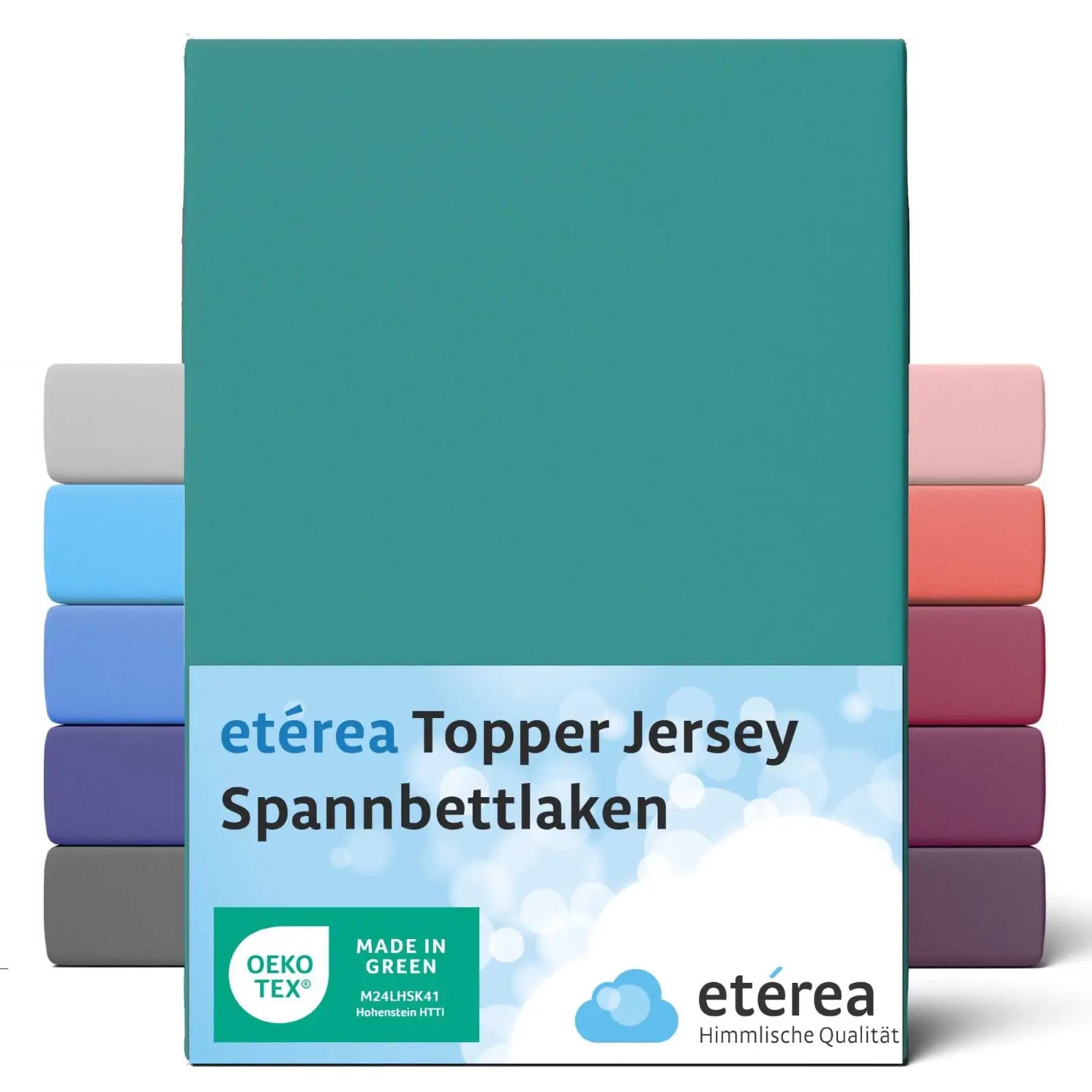 etérea Comfort Jersey Topper Spannbettlaken - 90x200 - 200x200 cm