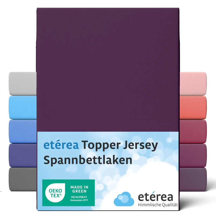 etérea Comfort Jersey Topper Spannbettlaken - 200x220 cm