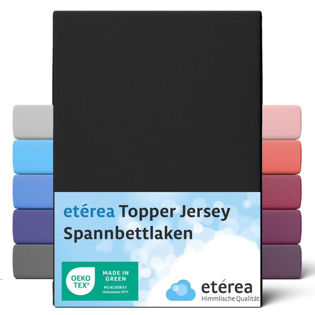 etérea Comfort Jersey Topper Spannbettlaken - 90x200 - 200x200 cm