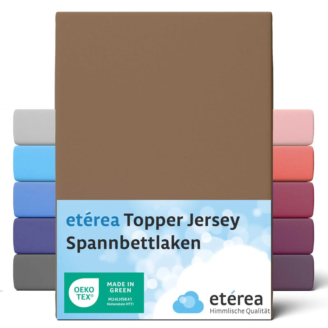 etérea Comfort Jersey Topper Spannbettlaken - 90x200 - 200x200 cm