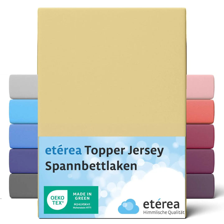 etérea Comfort Jersey Topper Spannbettlaken - 200x220 cm