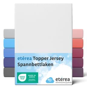 etérea Comfort Jersey Topper Spannbettlaken - 90x200 - 200x200 cm