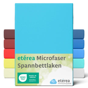 etérea Microfaser Kinder Spannbettlaken - 60x120 - 70x140 cm