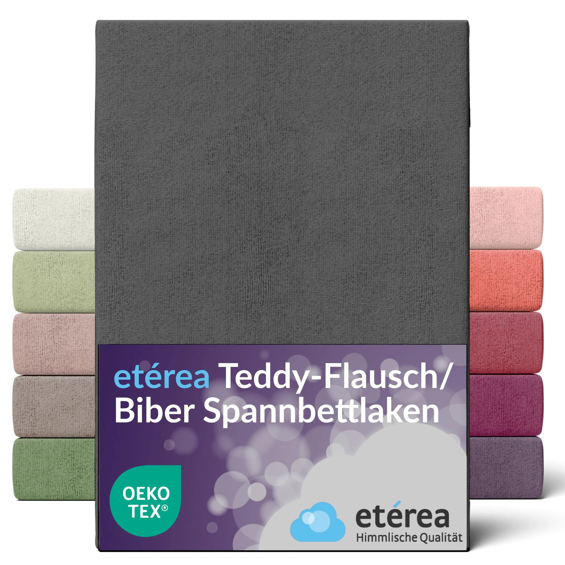 etérea Teddy Flausch Spannbettlaken - 90x200 - 200x220 cm