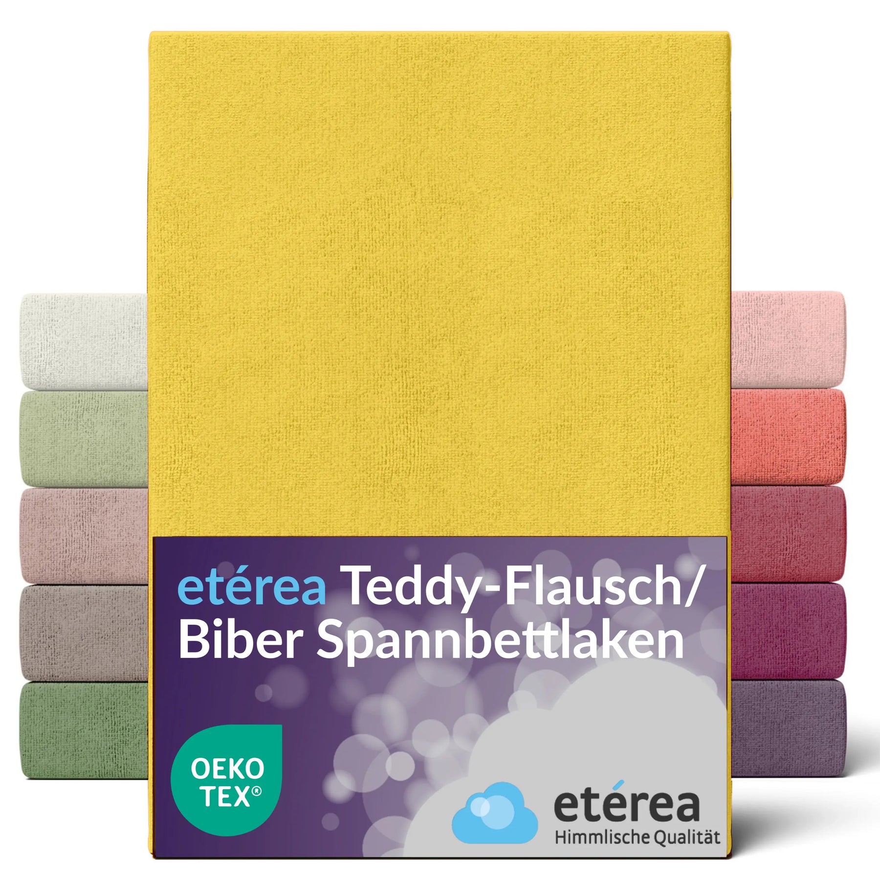 etérea Teddy Flausch Spannbettlaken - 90x200 - 200x220 cm