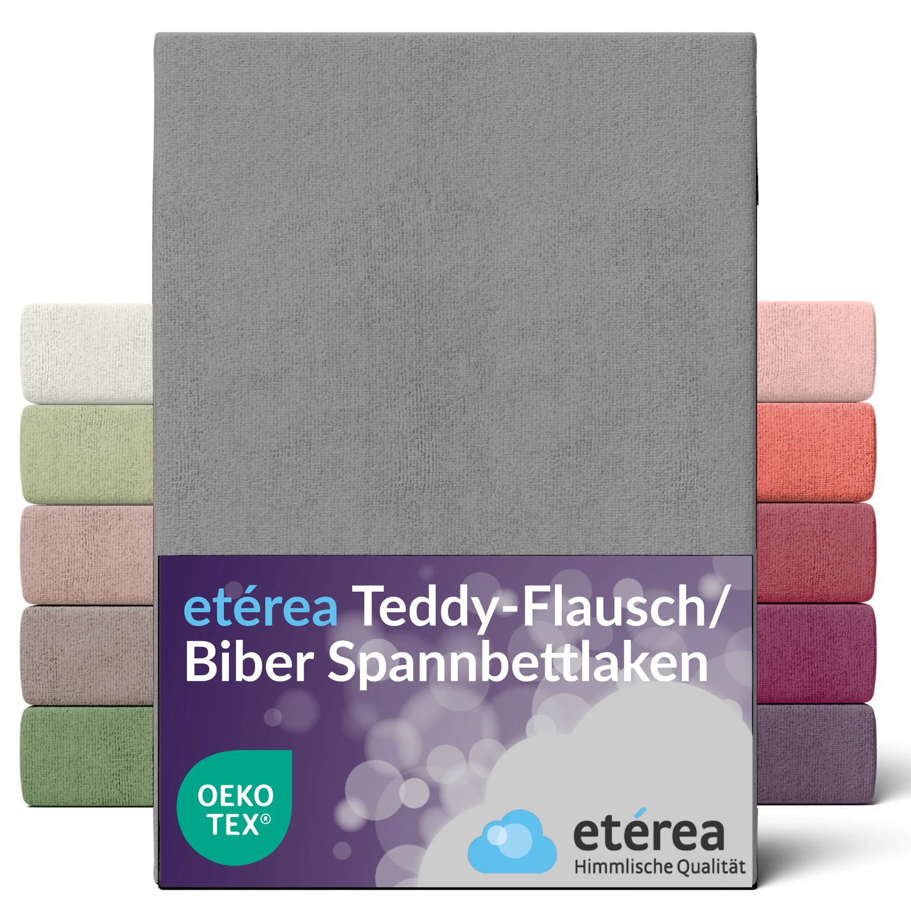 etérea Teddy Flausch Spannbettlaken - 90x200 - 200x220 cm