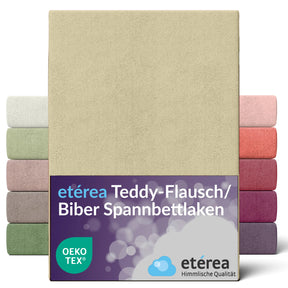 etérea Teddy Flausch Spannbettlaken - 90x200 - 200x220 cm