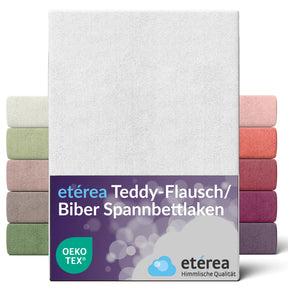 etérea Teddy Flausch Spannbettlaken - 90x200 - 200x220 cm