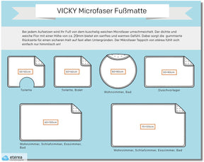 etérea Badteppich Badematte Vicky