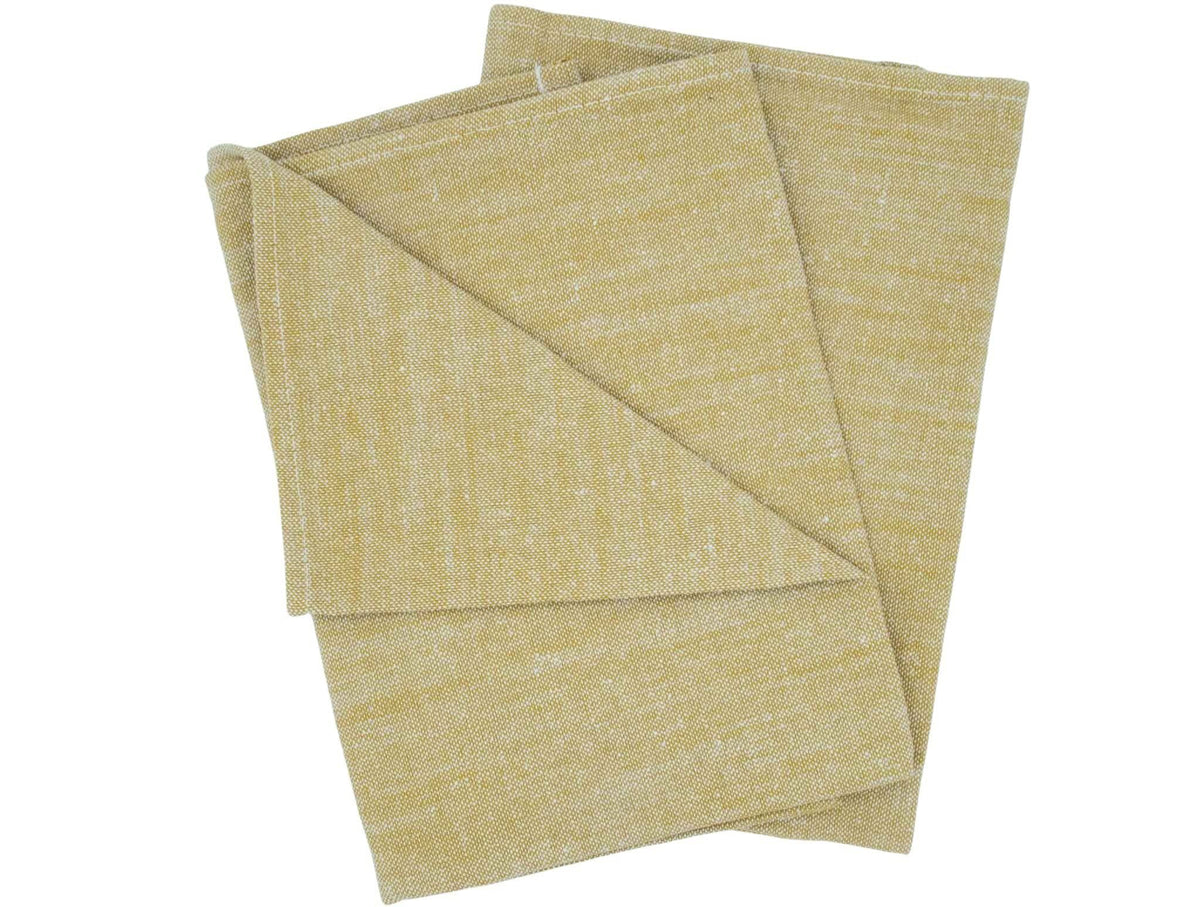 Sterzbachs 2er Set Geschirrtücher Baumwolle Design Uni 220 GSM 50x70 cm Gold Gelb